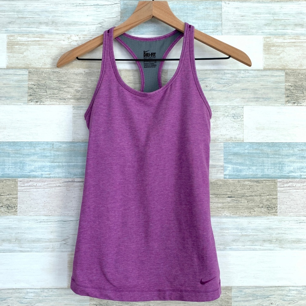 SOLD Racerback Running Tank Purple Nike Dri Fit - Picture 2 of 7